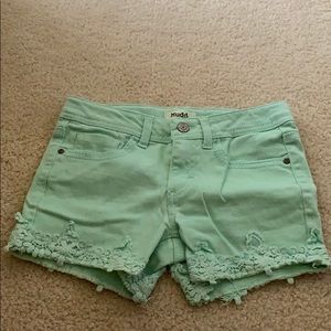 vintage 2000’s mudd jean shorts